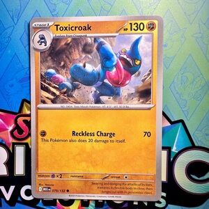 toxicroak (079/132) - common — pokémon: mega evolutions